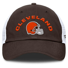 Fanatics Cleveland Browns Reverse Trucker Adjustable Hat Brown/White