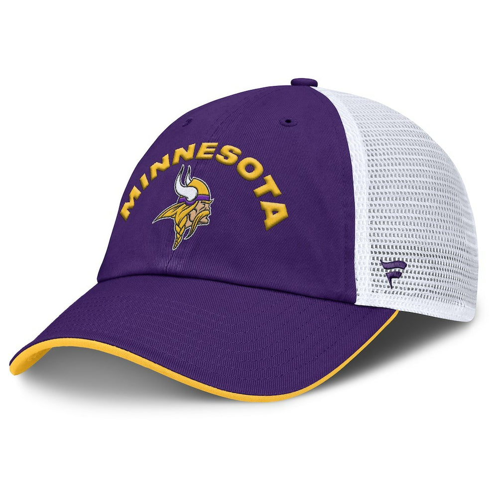 Fanatics Minnesota Vikings Reverse Trucker Adjustable Hat Purple/White