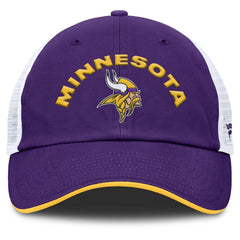 Fanatics Minnesota Vikings Reverse Trucker Adjustable Hat Purple/White