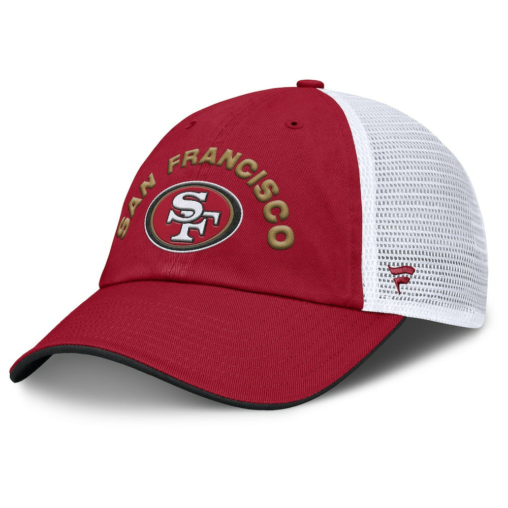 Fanatics San Francisco 49ers Reverse Trucker Adjustable Hat Scarlet/White