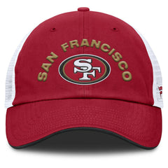 Fanatics San Francisco 49ers Reverse Trucker Adjustable Hat Scarlet/White