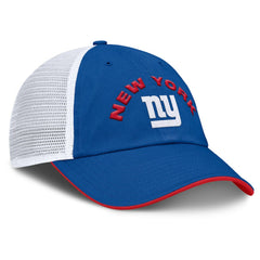 Fanatics New York Giants Reverse Trucker Adjustable Hat Royal/White