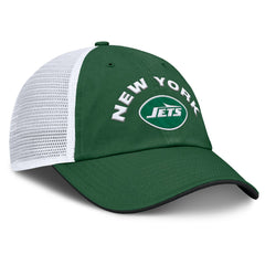 Fanatics New York Jets Reverse Trucker Adjustable Hat Green/White