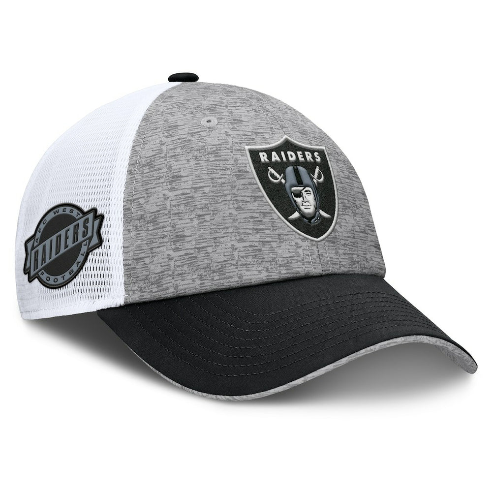 Fanatics Las Vegas Raiders Option Trucker Adjustable Hat Gray/Black