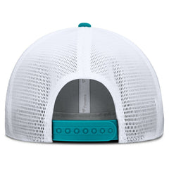 Fanatics Miami Dolphins Option Trucker Adjustable Hat Gray/Aqua
