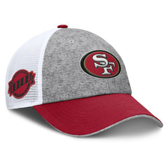 Fanatics San Francisco 49ers Option Trucker Adjustable Hat Gray/Scarlet