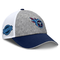 Fanatics Tennessee Titans Option Trucker Adjustable Hat Gray/Navy