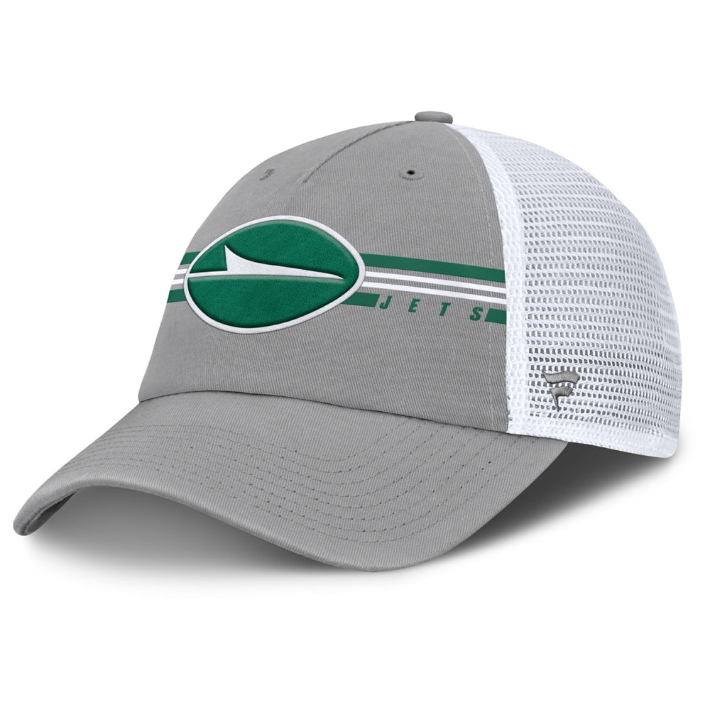 Fanatics New York Jets Singleback Trucker Adjustable Hat Gray