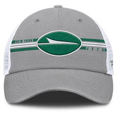 Fanatics New York Jets Singleback Trucker Adjustable Hat Gray