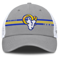 Fanatics Los Angeles Rams Singleback Trucker Adjustable Hat Gray