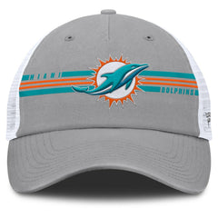 Fanatics Miami Dolphins Singleback Trucker Adjustable Hat Gray