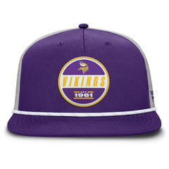 Fanatics Minnesota Vikings Edge Rush Trucker Adjustable Hat Purple/Gray