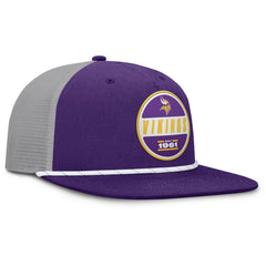 Fanatics Minnesota Vikings Edge Rush Trucker Adjustable Hat Purple/Gray