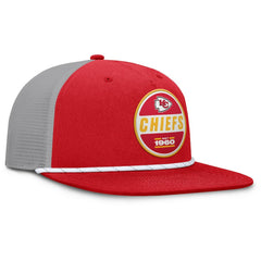 Fanatics Kansas City Chiefs Edge Rush Trucker Adjustable Hat Red/Gray