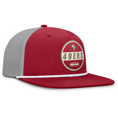 Fanatics San Francisco 49ers Edge Rush Trucker Adjustable Hat Scarlet/Gray