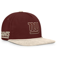 Fanatics New York Giants NFL Reminisce Golfer Adjustable Hat Brown