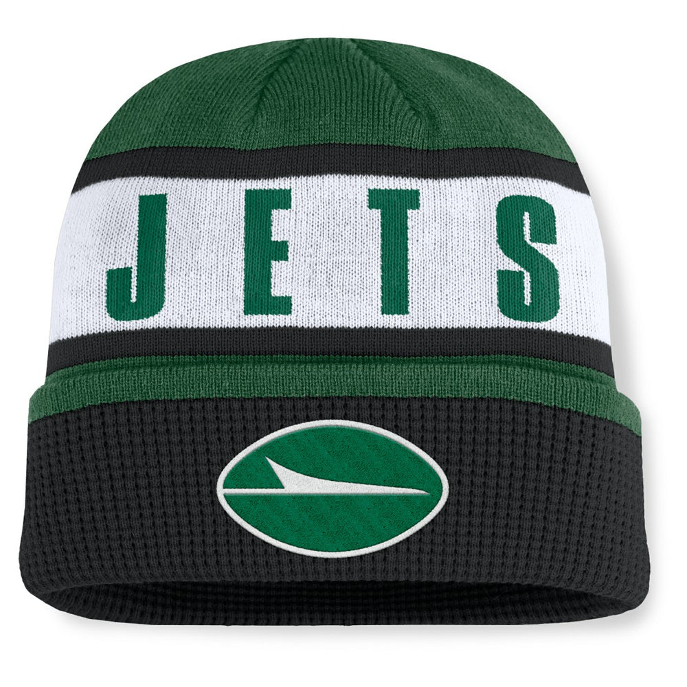 Fanatics New York Jets Oskie Cuffed Knit Hat Green/Black