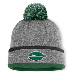 Fanatics New York Jets Motion Cuffed Knit Hat with Pom Heather Gray