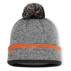 Fanatics Cincinnati Bengals Motion Cuffed Knit Hat with Pom Heather Gray
