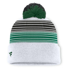 Fanatics New York Jets Ghost Cuffed Knit Hat with Pom White