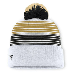 Fanatics New Orleans Saints Ghost Cuffed Knit Hat with Pom White