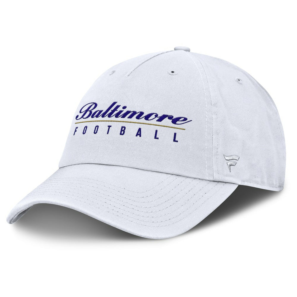 Fanatics Baltimore Ravens Women's Harmony Adjustable Hat White