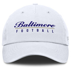 Fanatics Baltimore Ravens Women's Harmony Adjustable Hat White