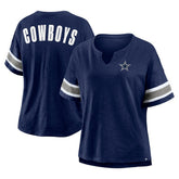 Fanatics Dallas Cowboys Women's Redzone Curl Route T-Shirt Navy