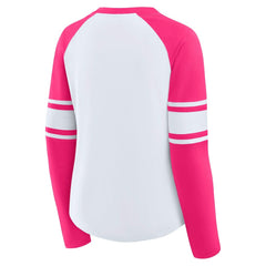 Fanatics Dallas Cowboys Women's White/Pink NFL Womens Redzone Bling Lace Up LST