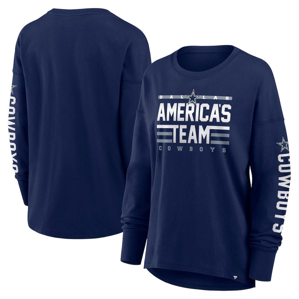 Fanatics Dallas Cowboys Women's Hometown Legacy Long Sleeve T-Shirt Navy
