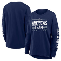 Fanatics Dallas Cowboys Women's Hometown Legacy Long Sleeve T-Shirt Navy