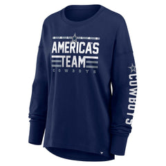Fanatics Dallas Cowboys Women's Hometown Legacy Long Sleeve T-Shirt Navy