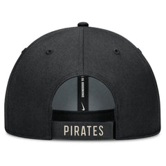 Pittsburgh Pirates Nike Statement Club Performance Adjustable Hat - Black/Natural - Nike on Sale