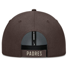 San Diego Padres Nike Statement Club Performance Adjustable Hat - Brown/Natural - Nike Discount