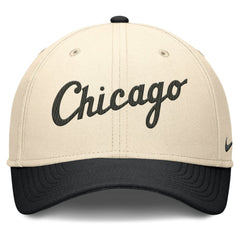 Chicago White Sox Nike Statement Rise Performance Flex Hat - Natural/Black - Nike Discount