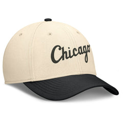 Chicago White Sox Nike Statement Rise Performance Flex Hat - Natural/Black - Nike Discount