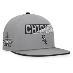 Chicago White Sox Fanatics Punchout Snapback Hat - Gray - Fanatics Lifestyle