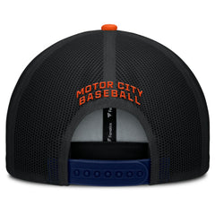 Detroit Tigers Fanatics Cutoff Adjustable Trucker Hat - Navy/Orange - Fanatics Sale