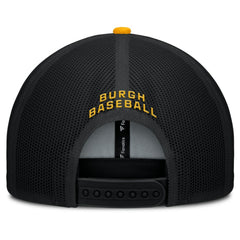 Pittsburgh Pirates Fanatics Cutoff Adjustable Trucker Hat - Black/Gold - Fanatics on Sale