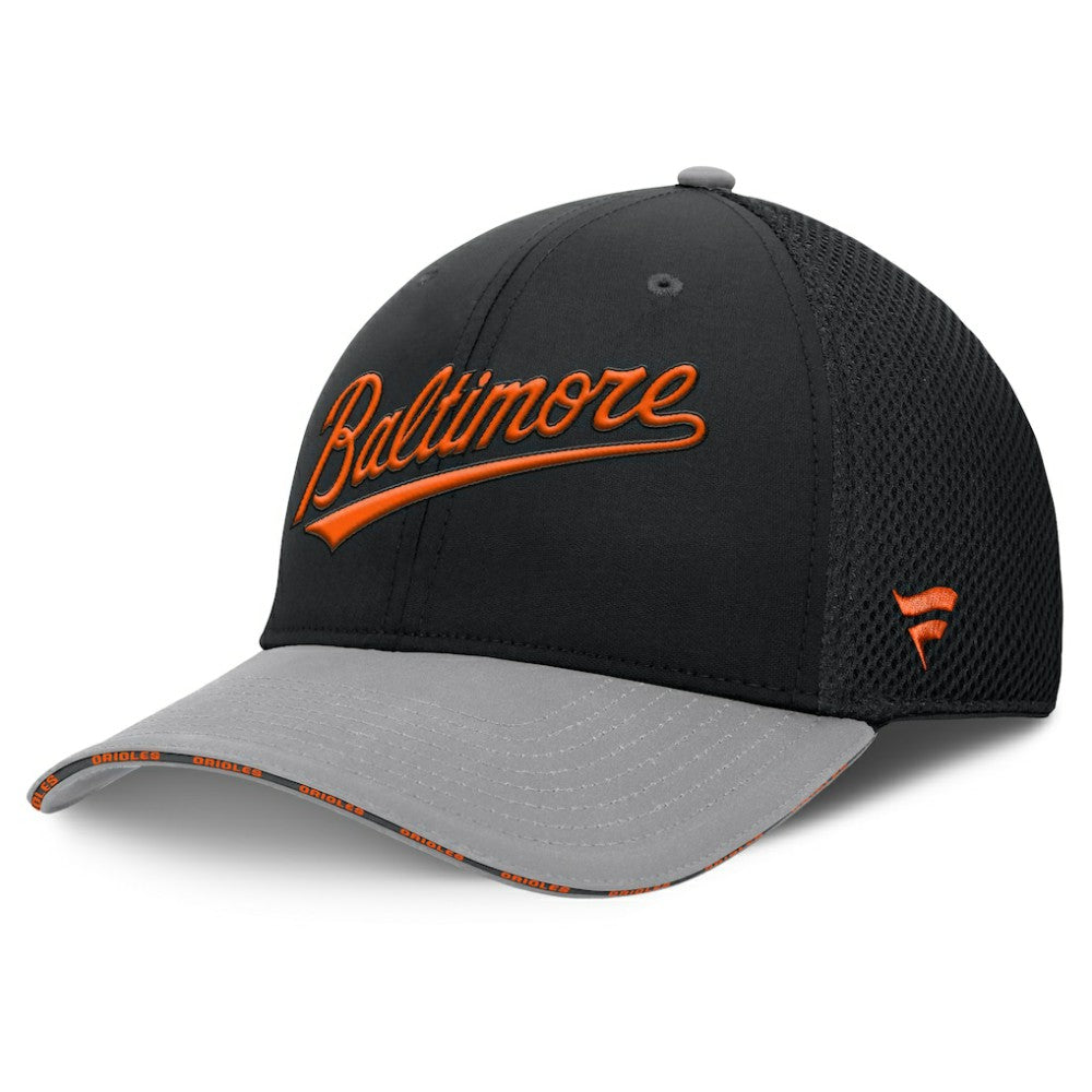 Baltimore Orioles Fanatics Pennant Flex Hat - Black/Gray - Fanatics Discount