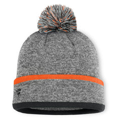 San Francisco Giants Fanatics Backstop Cuffed Knit Hat with Pom - Heather Gray - Fanatics Discount