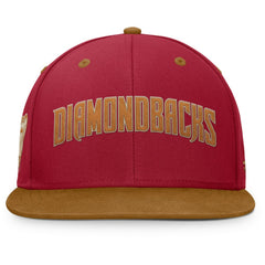 Arizona Diamondbacks Fanatics Splinter Fitted Hat - Red/Tan - Fanatics on Sale
