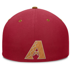 Arizona Diamondbacks Fanatics Splinter Fitted Hat - Red/Tan - Fanatics on Sale