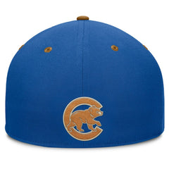 Chicago Cubs Fanatics Splinter Fitted Hat - Royal/Tan - Fanatics Discount