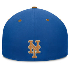 New York Mets Fanatics Splinter Fitted Hat - Royal/Tan - Fanatics Sale