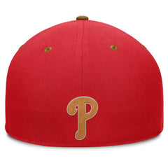 Philadelphia Phillies Fanatics Splinter Fitted Hat - Red/Tan - Fanatics Sale