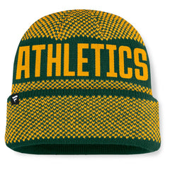 Athletics Fanatics Rotation Cuffed Knit Hat - Green - Fanatics Lifestyle