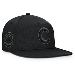 Chicago Cubs Fanatics Platoon Snapback Hat - Black - Fanatics Discount