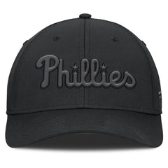 Philadelphia Phillies Fanatics Overpower Flex Hat - Black - Fanatics Lifestyle