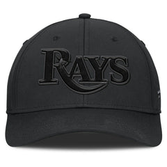 Tampa Bay Rays Fanatics Overpower Flex Hat - Black - Fanatics Lifestyle